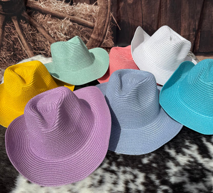 Straw Cowboy  Breathable  Hat
