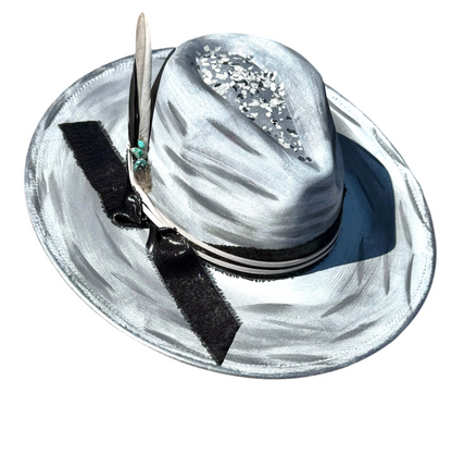 Custom handcrafted Nightfire Fedora Hat - Accessorizmee