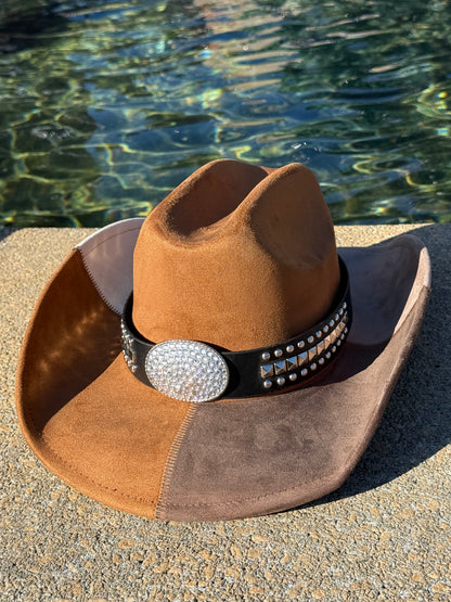 Patchland Glimpse Suede Cowboy Hat
