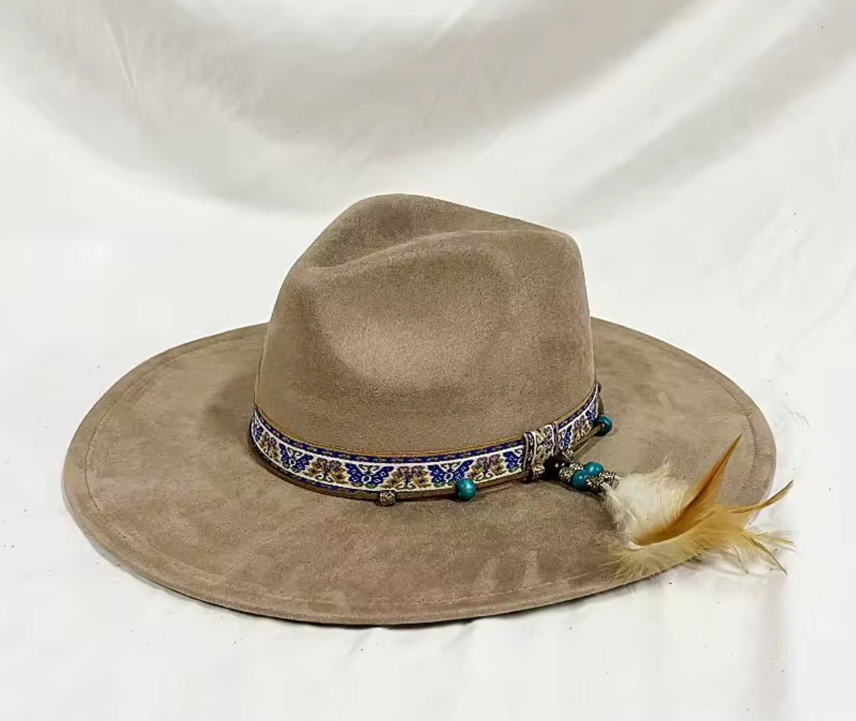 Dreams Suede Wide Brim Hat - Accessorizmee