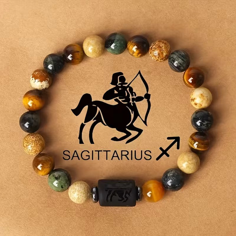 Natural beaded Zodiac Bracelet - Accessorizmee