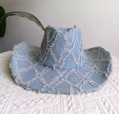Western Denim CowboyHat - Accessorizmee
