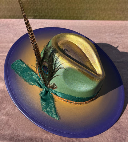 Custom Mardi Rex Fedora Hat