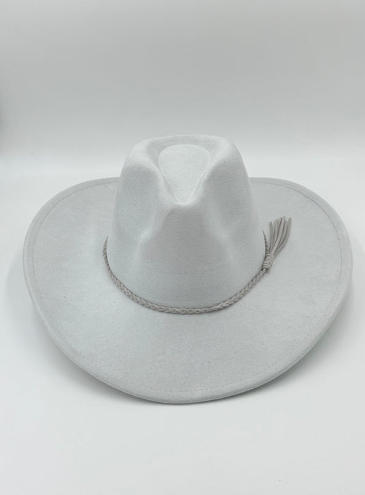 Vegan Suede Cowboy Defective Hat