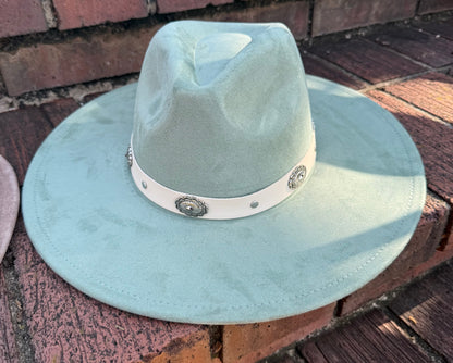 Flare Suede Wide Brim Fedora