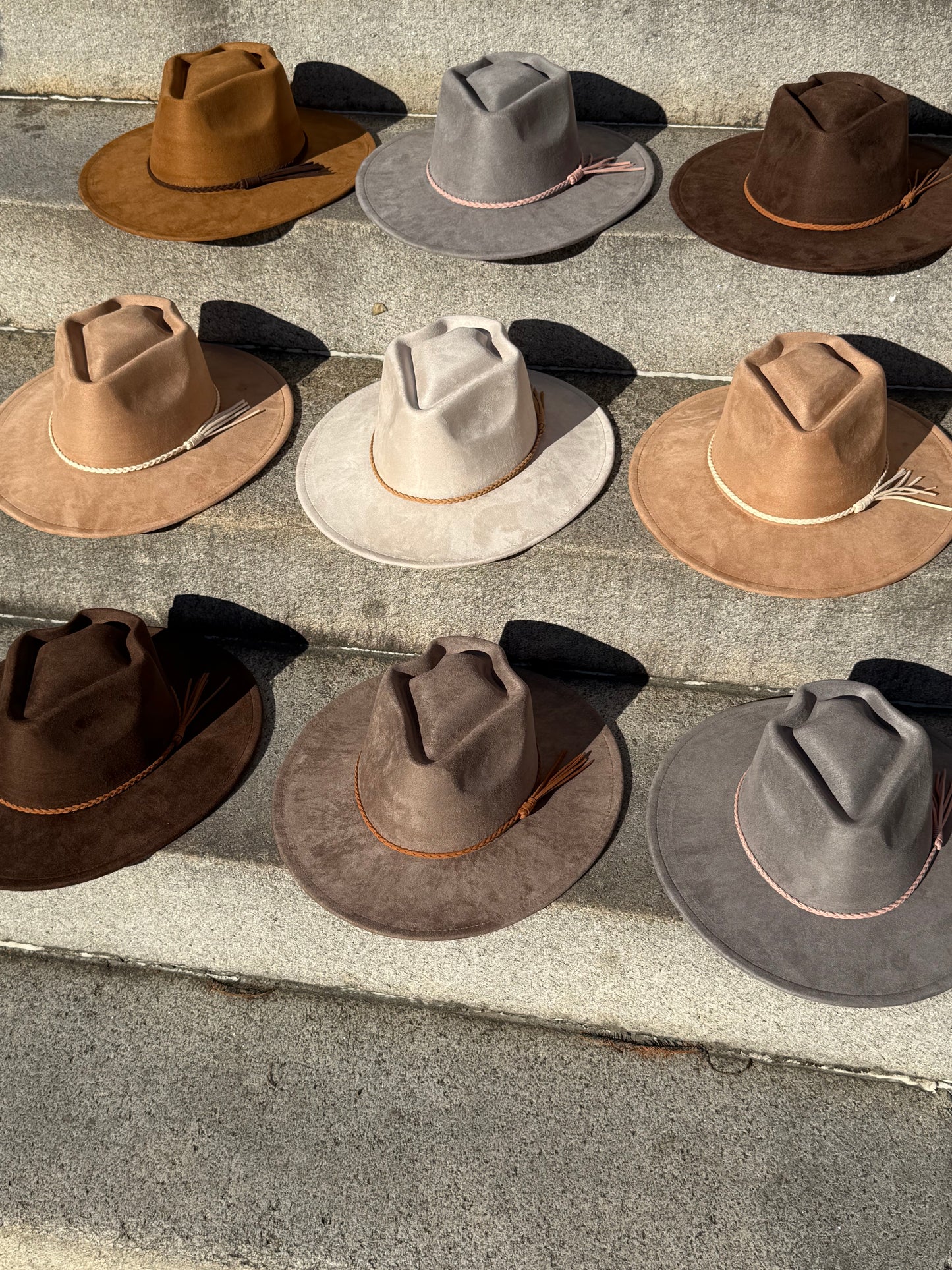 Arrowhead widebrim Vegan Fedora Hat