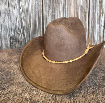 Premium Suede pinched Cowboy Hat