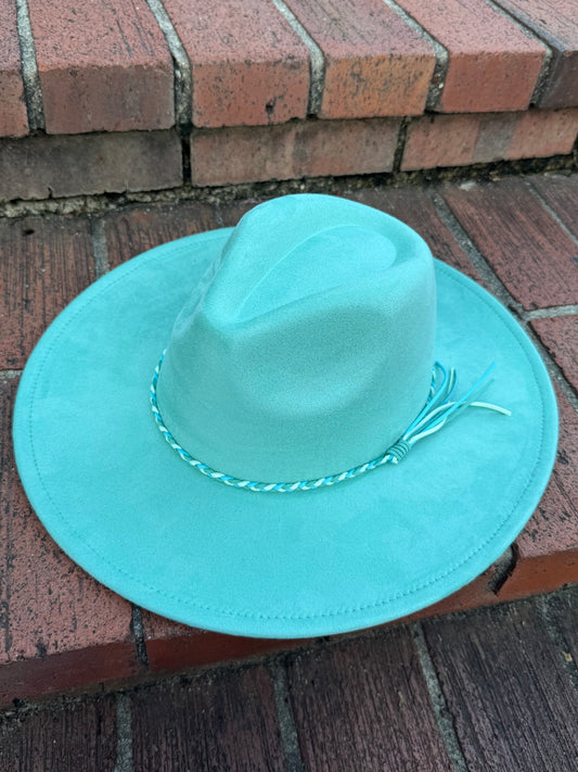 Vegan Suede Classic Wide Brim-Style Hat – Unisex ,Adjustable & Stylish Suitable for Pyrography, Laser Engraving - Accessorizmee