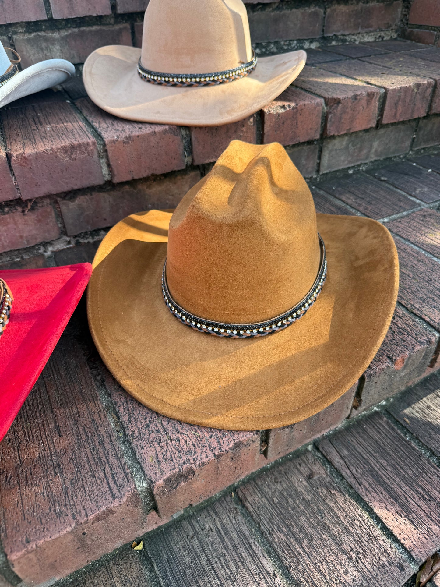 Premium Retro Suede pinched Cowboy Hat