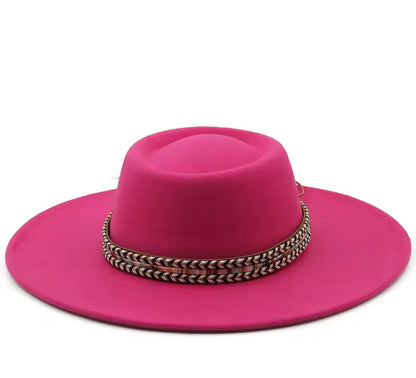 Round Widebrim Fedora- Rust - Accessorizmee