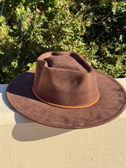 Arrowhead widebrim Vegan Fedora Hat