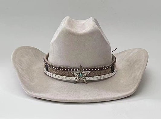 Premium Stardust Suede pinched Cowboy Hat
