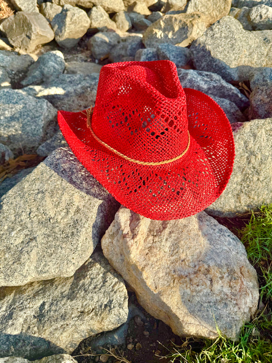 Relaxed Straw Cowboy Hat