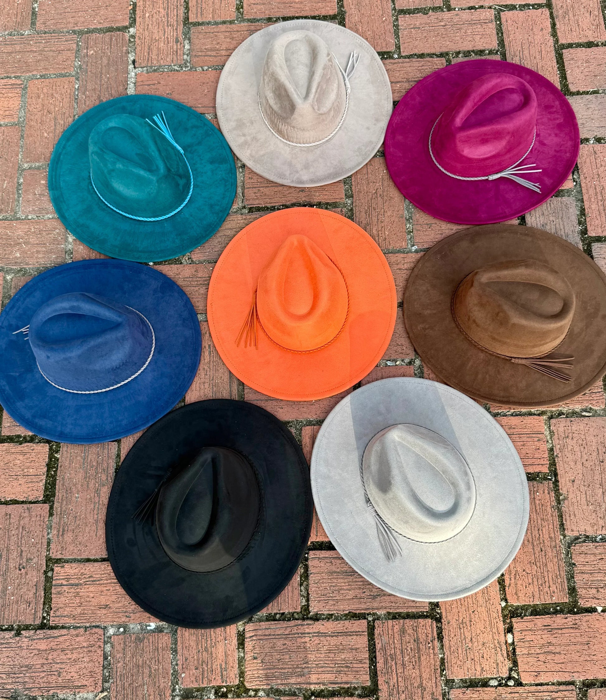 Twistme Suede wide brim Fedora - Accessorizmee