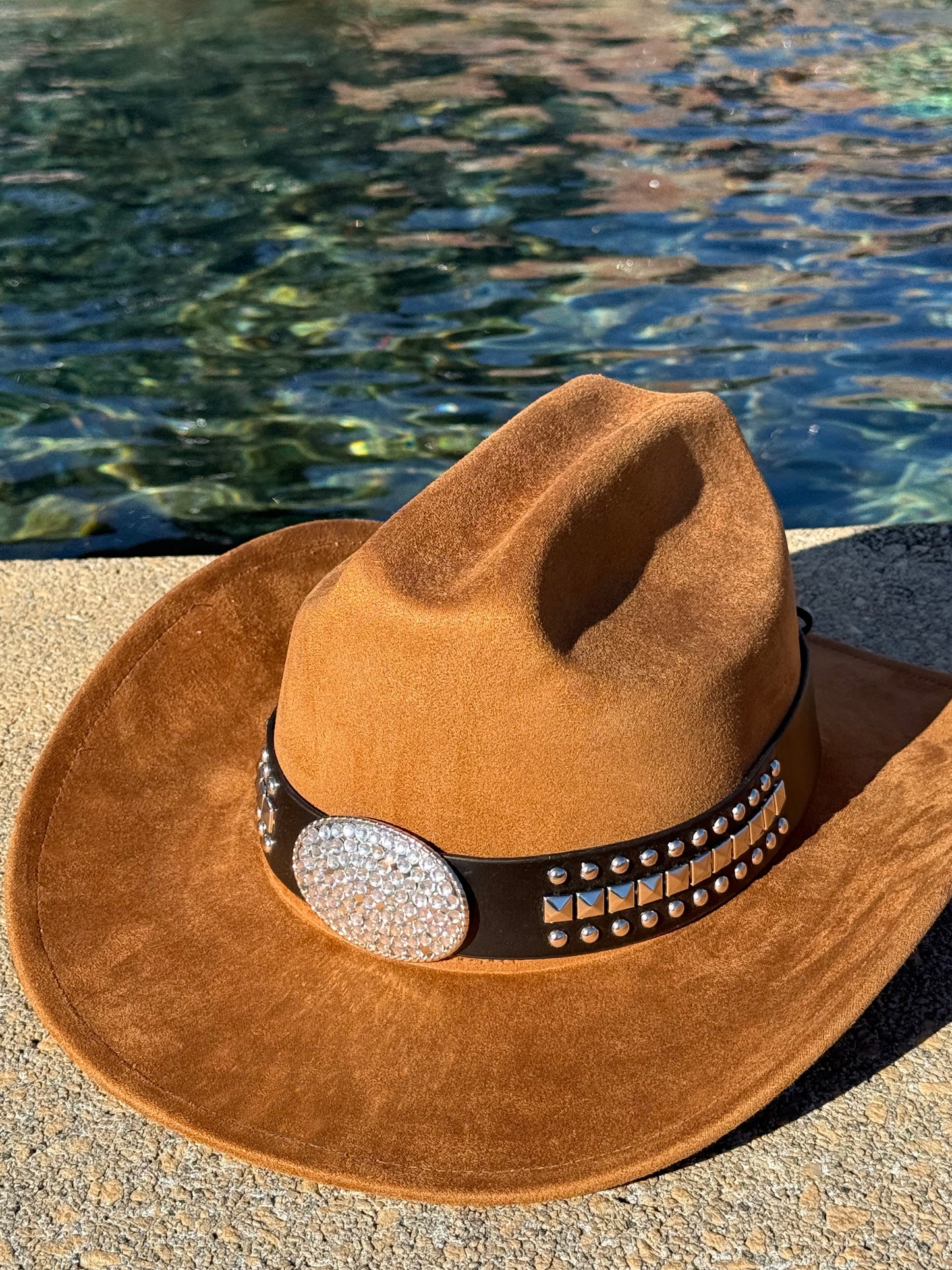 Premium Glimpse Suede pinched Cowboy Hat