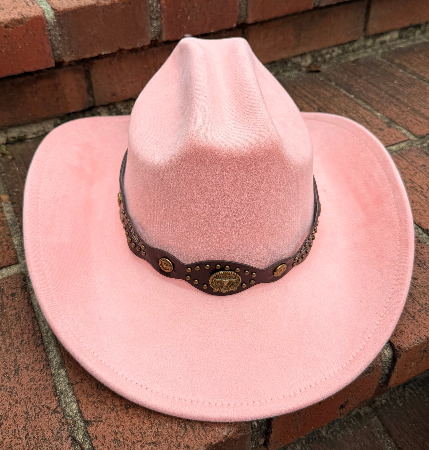 Premium Suede Cowboy Hat - Sanded Design, Unisex ,Adjustable & Stylish Suitable for Pyrography, Laser Engraving