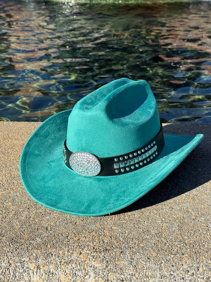 Premium Glimpse Suede pinched Cowboy Hat