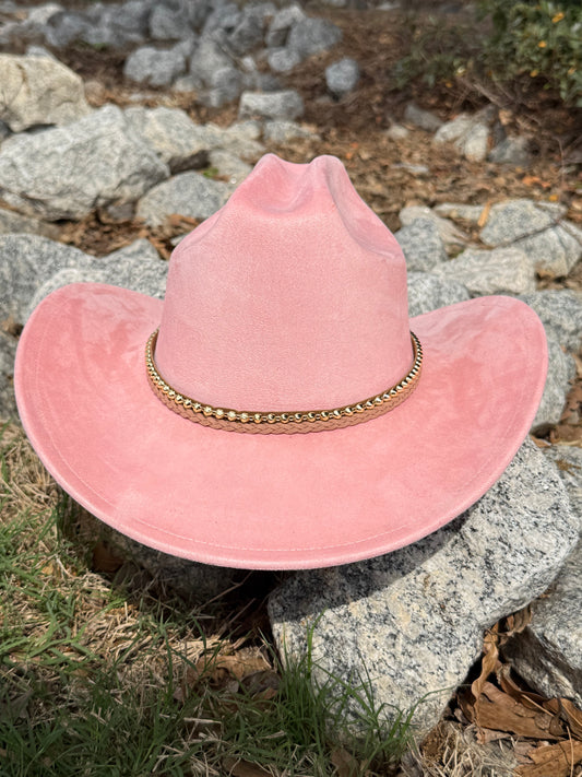 Premium Suede Cowboy Hat - Adjustable Straps Inside, Unisex Design, Size 56-58cm, Western Style, Fashionable & Functional, Shipped in a Box - Accessorizmee