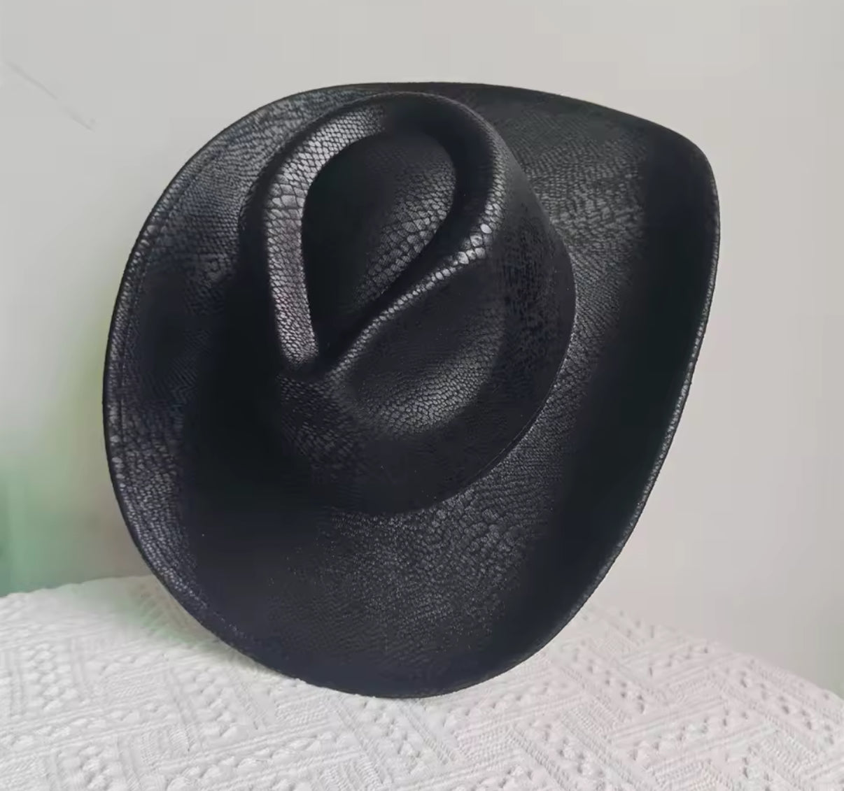 Snake Print Cowboy Hat - Accessorizmee