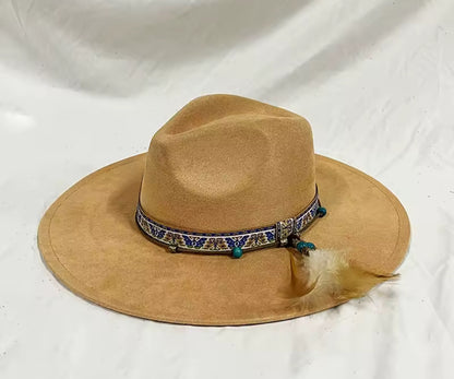 Dreams Suede Wide Brim Hat - Accessorizmee