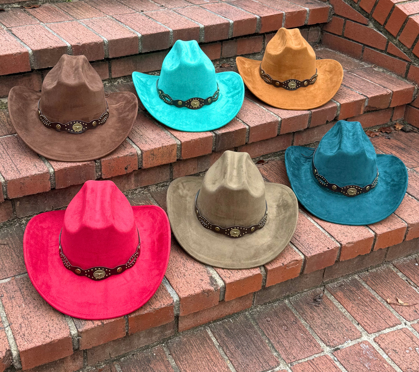 Premium Suede Cowboy Hat - Sanded Design, Unisex ,Adjustable & Stylish Suitable for Pyrography, Laser Engraving