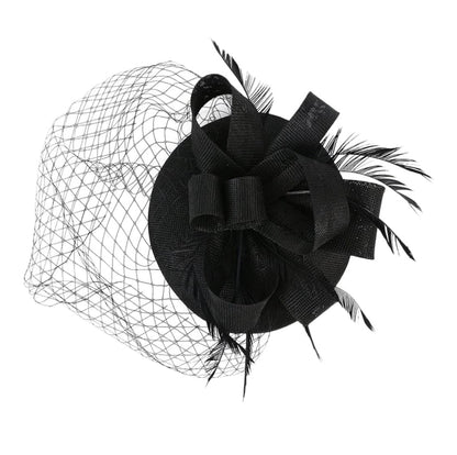 Women's Hair Clips Fascinator Headband Lace Headband Womens Wedding Dress Fascinator Veil Hat Bridal Headpieces for Wedding Veil