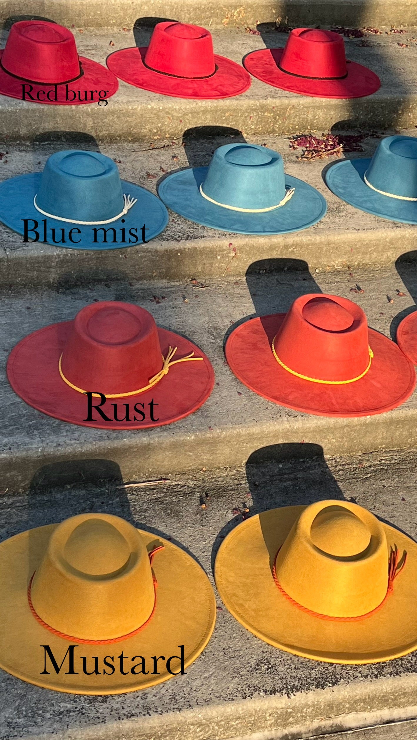 Flat widebrim Vegan Fedora Hat