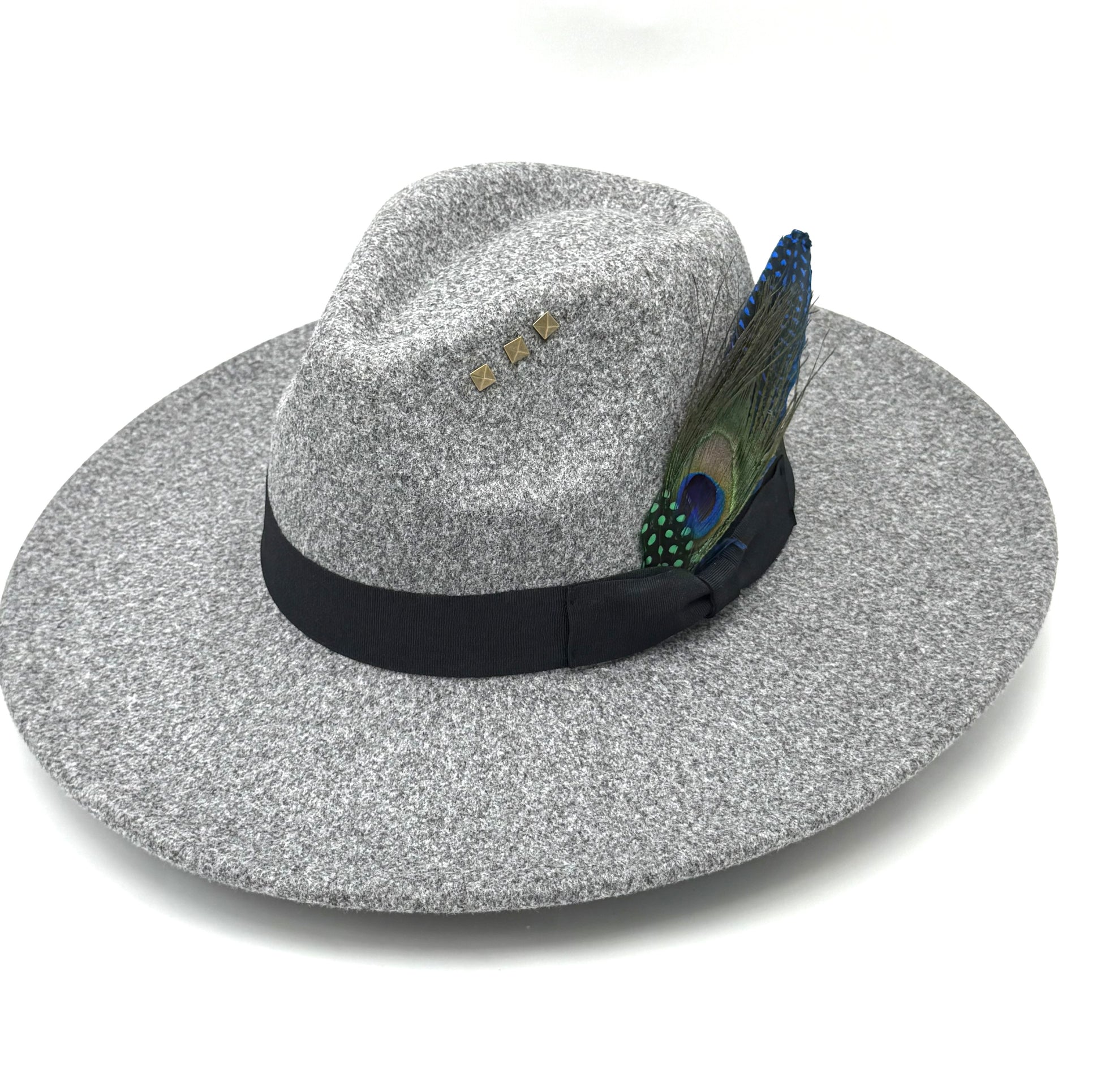 Bow Tie Fedora Hat -Granite - Accessorizmee