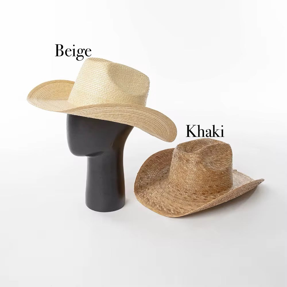 Turfing Straw Cowboy Hat