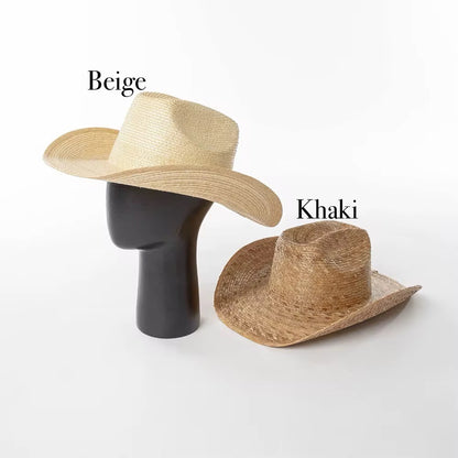 Turfing Straw Cowboy Hat