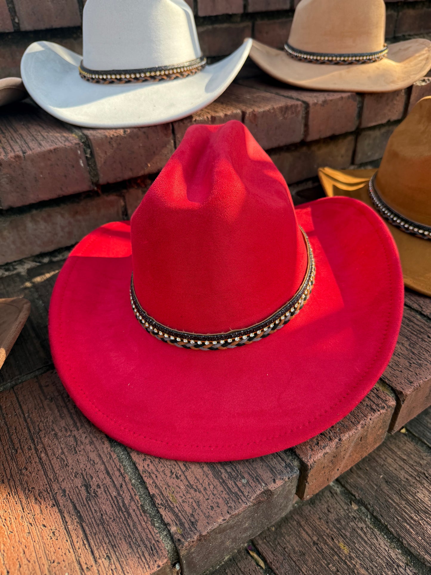 Premium Retro Suede pinched Cowboy Hat