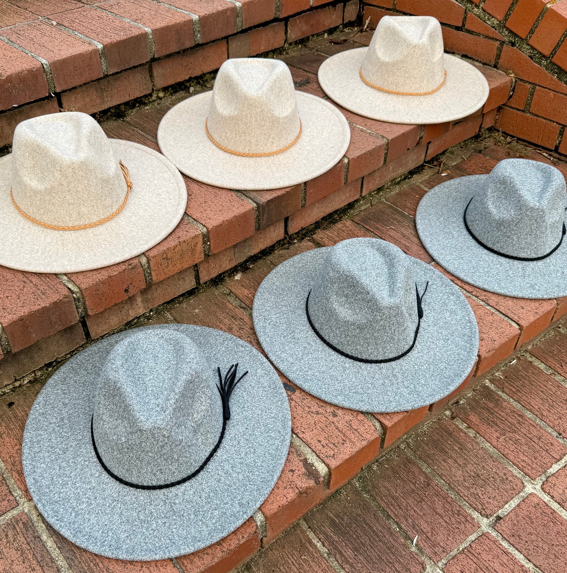 Wide Stiff Brim Granite Fedora - Unisex Adjustable Cotton & Polyester Hat with 10cm Brim & 12cm Height - Sun Protection Fashion Accessory - Accessorizmee