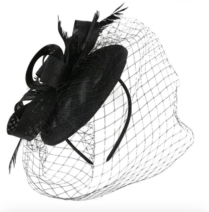 Women's Hair Clips Fascinator Headband Lace Headband Womens Wedding Dress Fascinator Veil Hat Bridal Headpieces for Wedding Veil