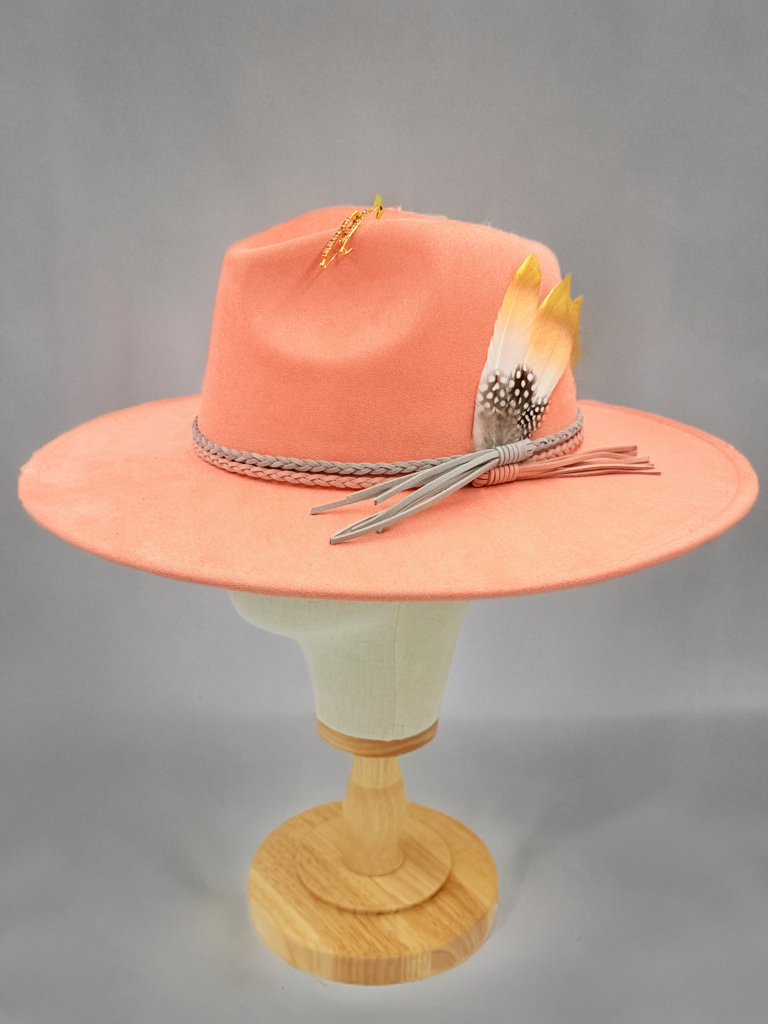 Luxury Fedora Hat -Melonburst
