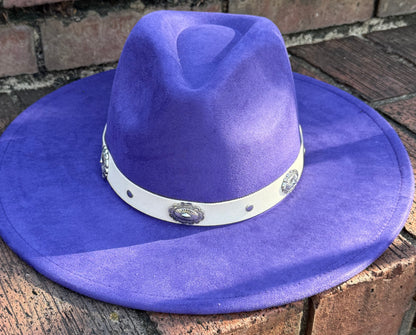 Flare Suede Wide Brim Fedora