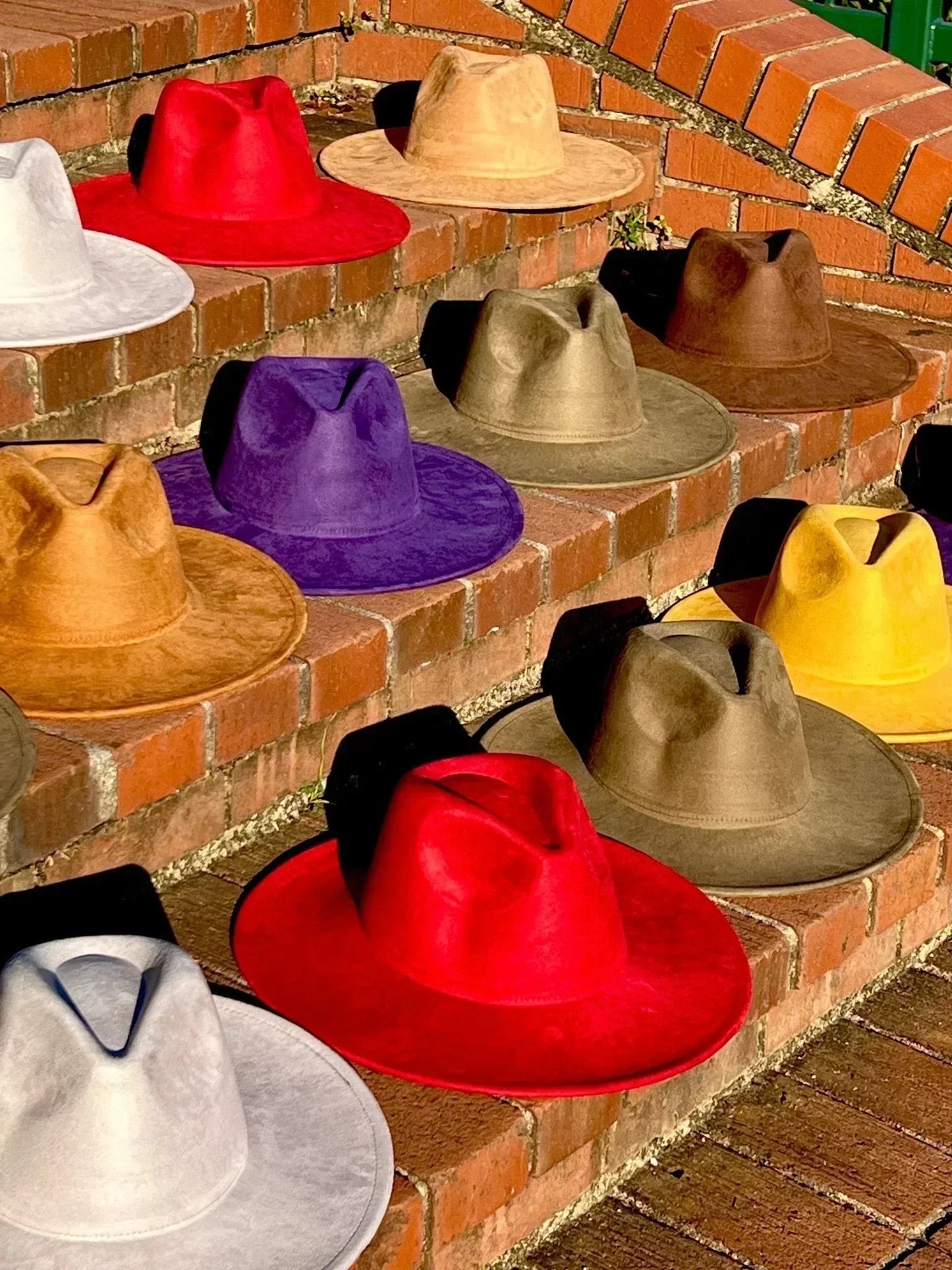 GoldStar Suede Wide Brim Hat - Accessorizmee
