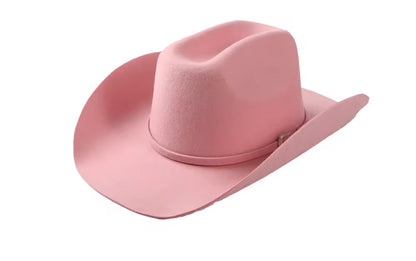 100% Wool Belted Cowboy Hat Solid, Solid Cowboy Hat for Burning,