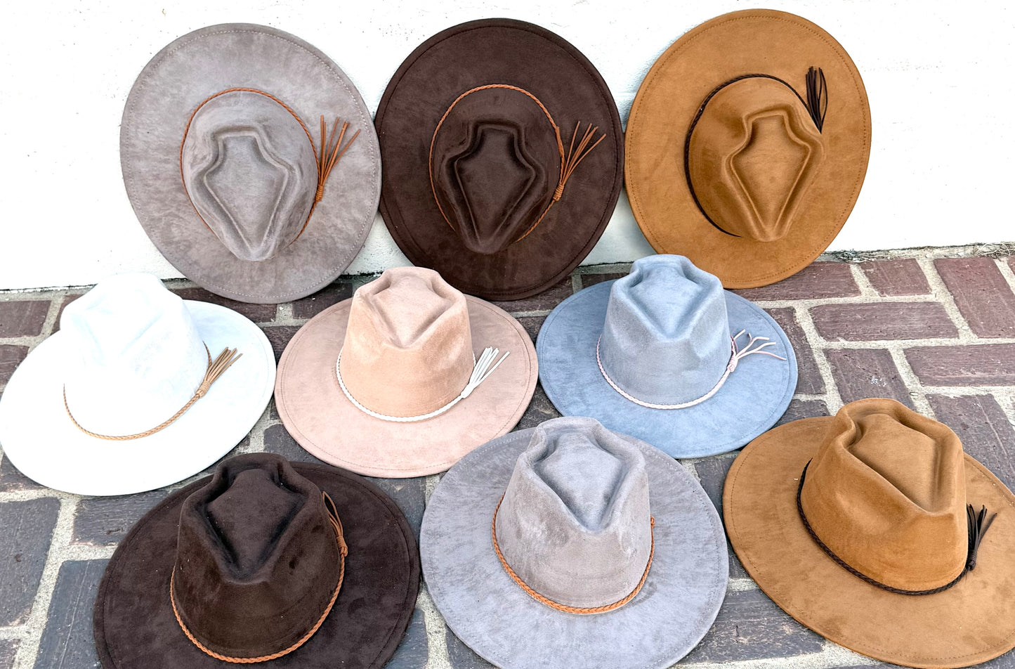 Arrowhead widebrim Vegan Fedora Hat