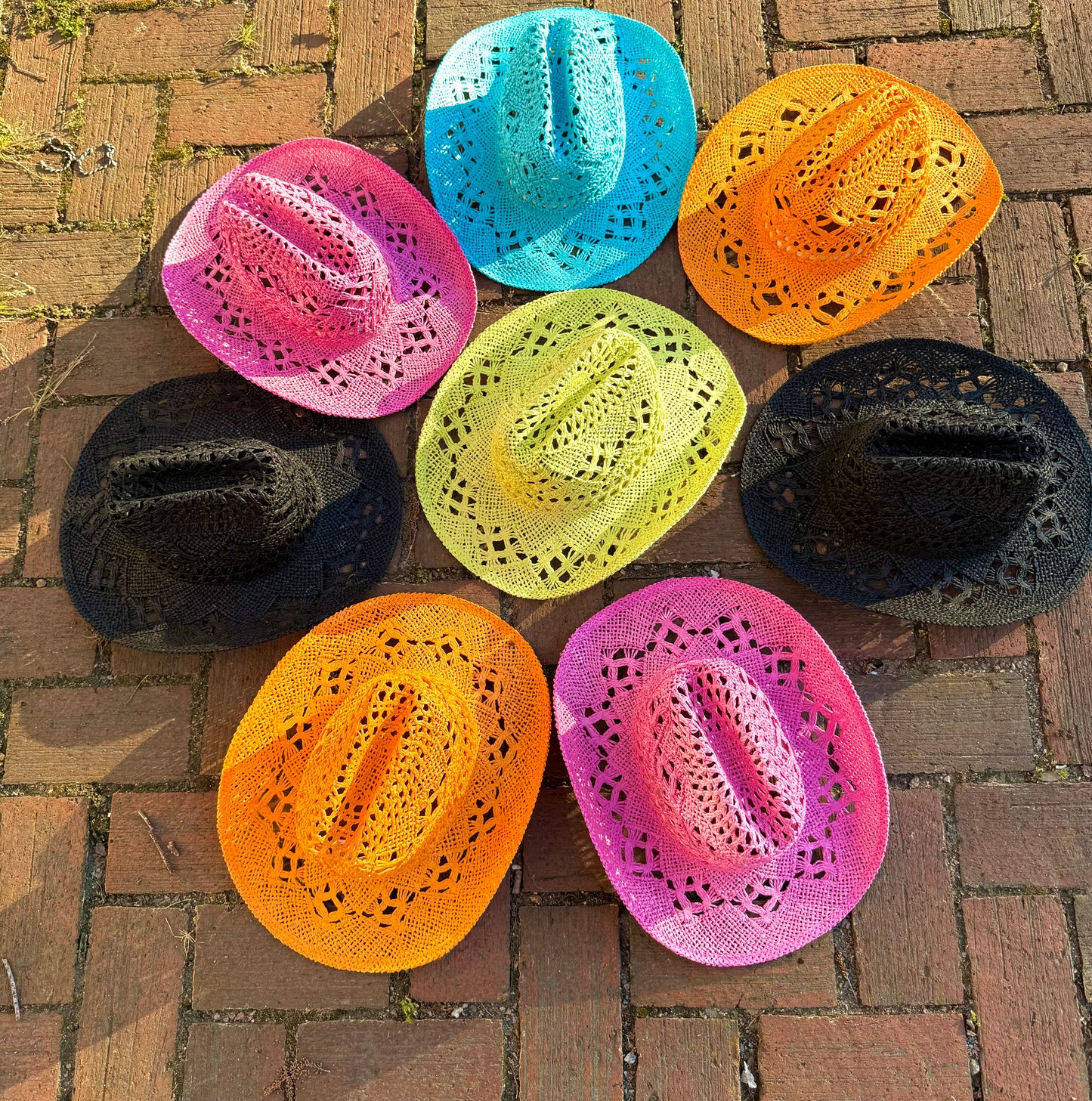 Spring Hand Woven Straw Cowboy Hat