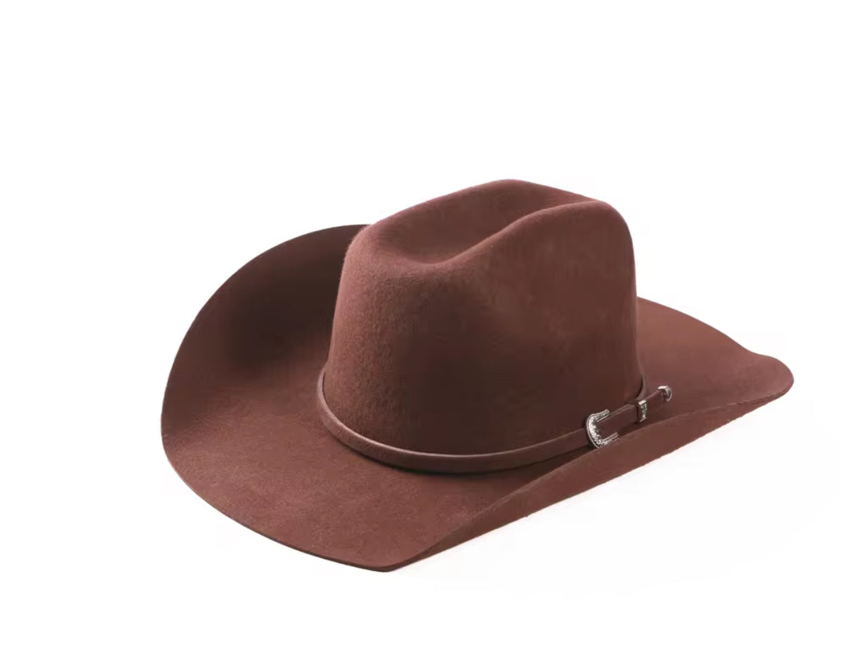 100% Wool Belted Cowboy Hat Solid, Solid Cowboy Hat for Burning,