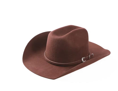 100% Wool Belted Cowboy Hat Solid, Solid Cowboy Hat for Burning,