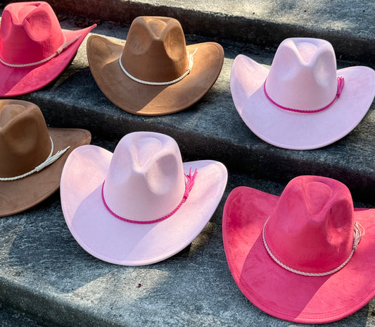 Bound Suede Cowboy Hat