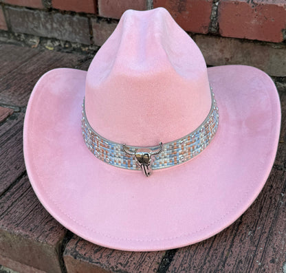 Premium Roughstock Suede pinched Cowboy Hat