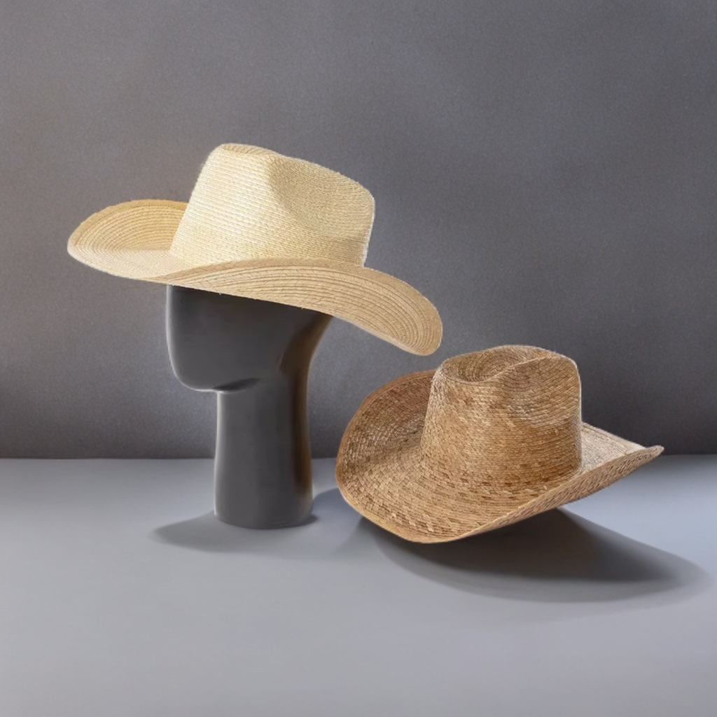 Turfing Straw Cowboy Hat