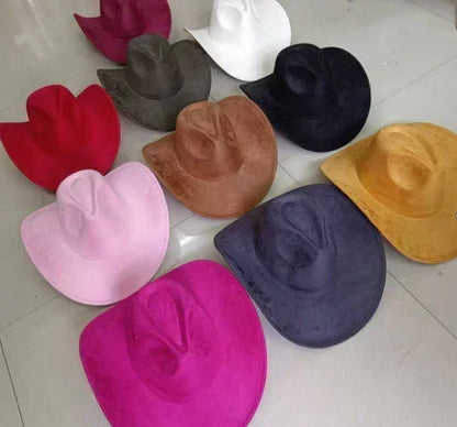 Premium Suede Cowboy Hat - Accessorizmee