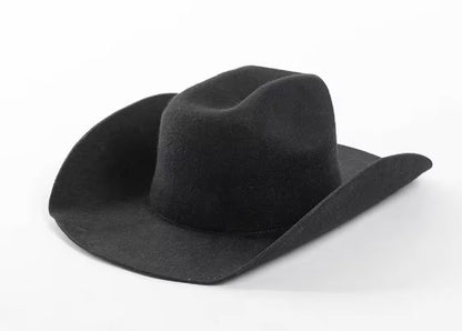 100% Wool Cowboy Hat Solid, Solid Cowboy Hat for Burning