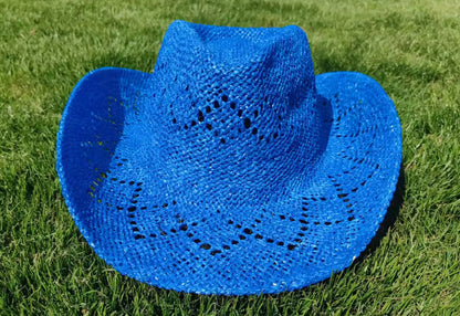 Relaxed Straw Cowboy Hat - Accessorizmee