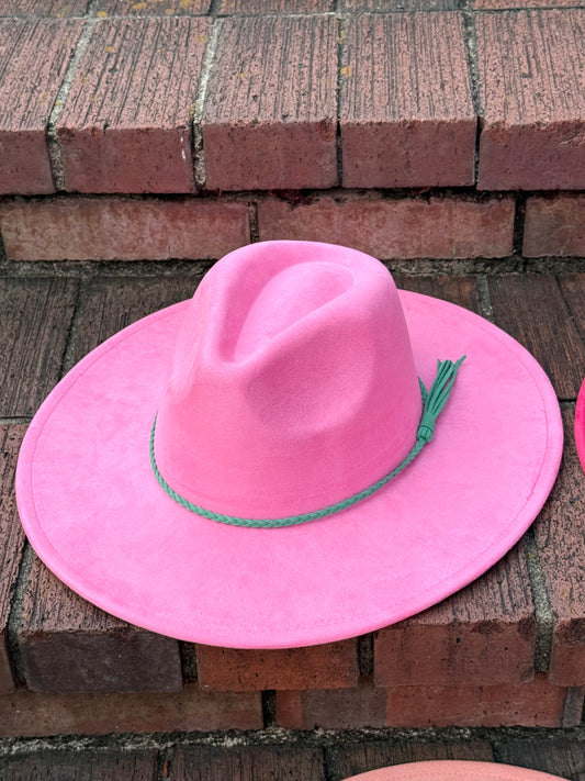 Vegan Suede Classic Wide Brim-Style Hat – Unisex ,Adjustable & Stylish Suitable for Pyrography, Laser Engraving - Accessorizmee