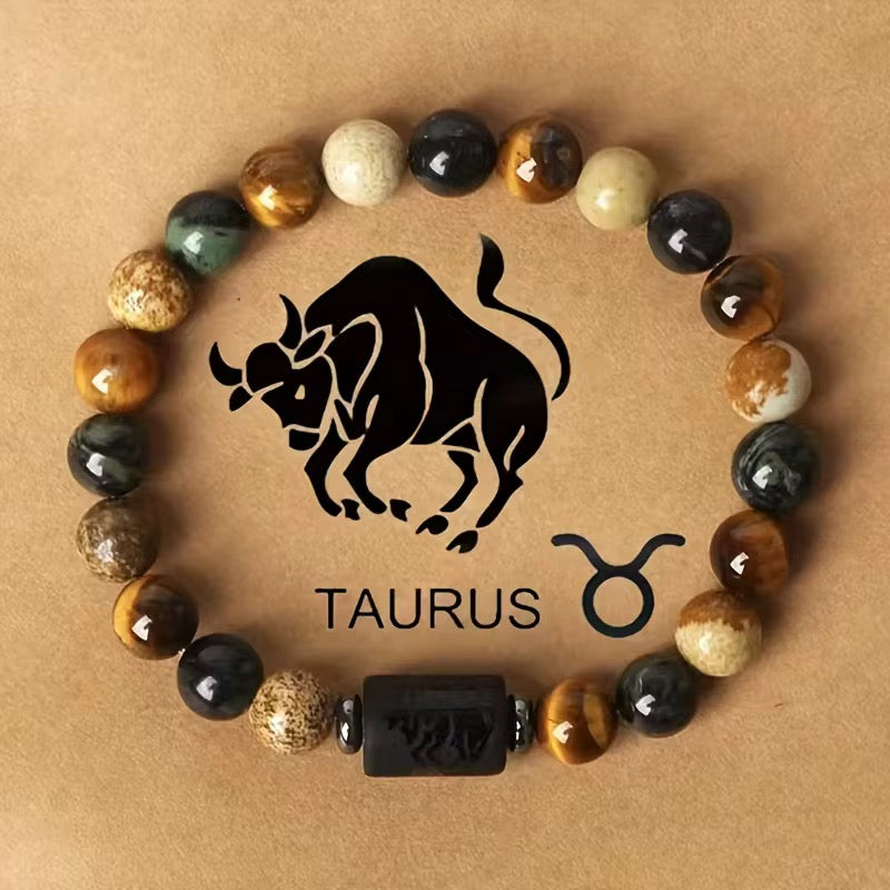 Natural beaded Zodiac Bracelet - Accessorizmee