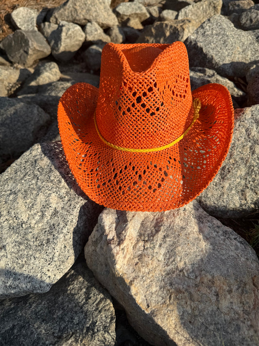Relaxed Straw Cowboy Hat